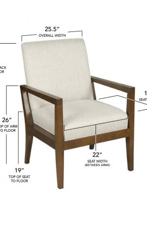 Style Upholstering #600 Dining Chair Dimensions