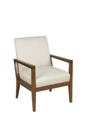 Style Upholstering's 600 Mid-Century Modern Wood Dining Arm Chair