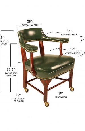 Style Upholstering #695 Dining Chair Dimensions
