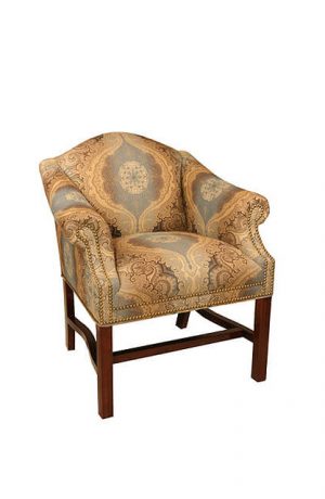 Style Upholstering's 70 Formal Upholstered Dining Chair with Nailhead Trim and Rolled Arms