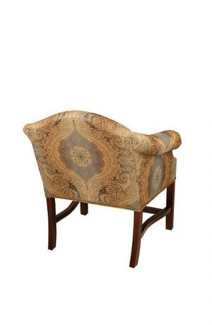 Style Upholstering's 70 Formal Upholstered Dining Chair with Nailhead Trim and Rolled Arms - Back