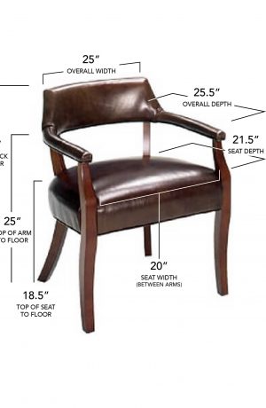 Style Upholstering #87 Dining Chair Dimensions