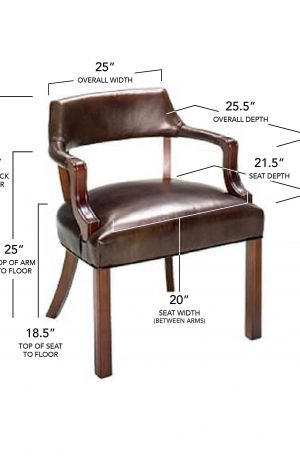 Style Upholstering #88 Dining Chair Dimensions