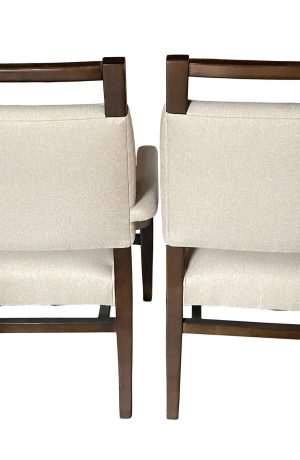Stackable Chairs: Arm Chair (left), Side Chair (right)