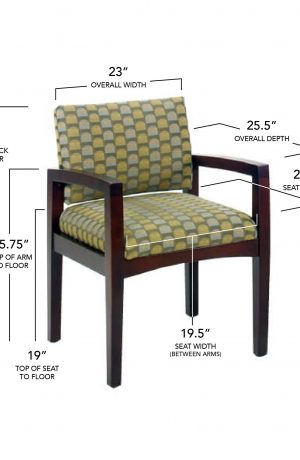 Style Upholstering #632 Dining Chair Dimensions