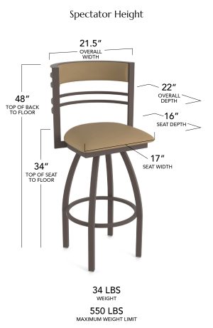 Spectator Height Dimensions