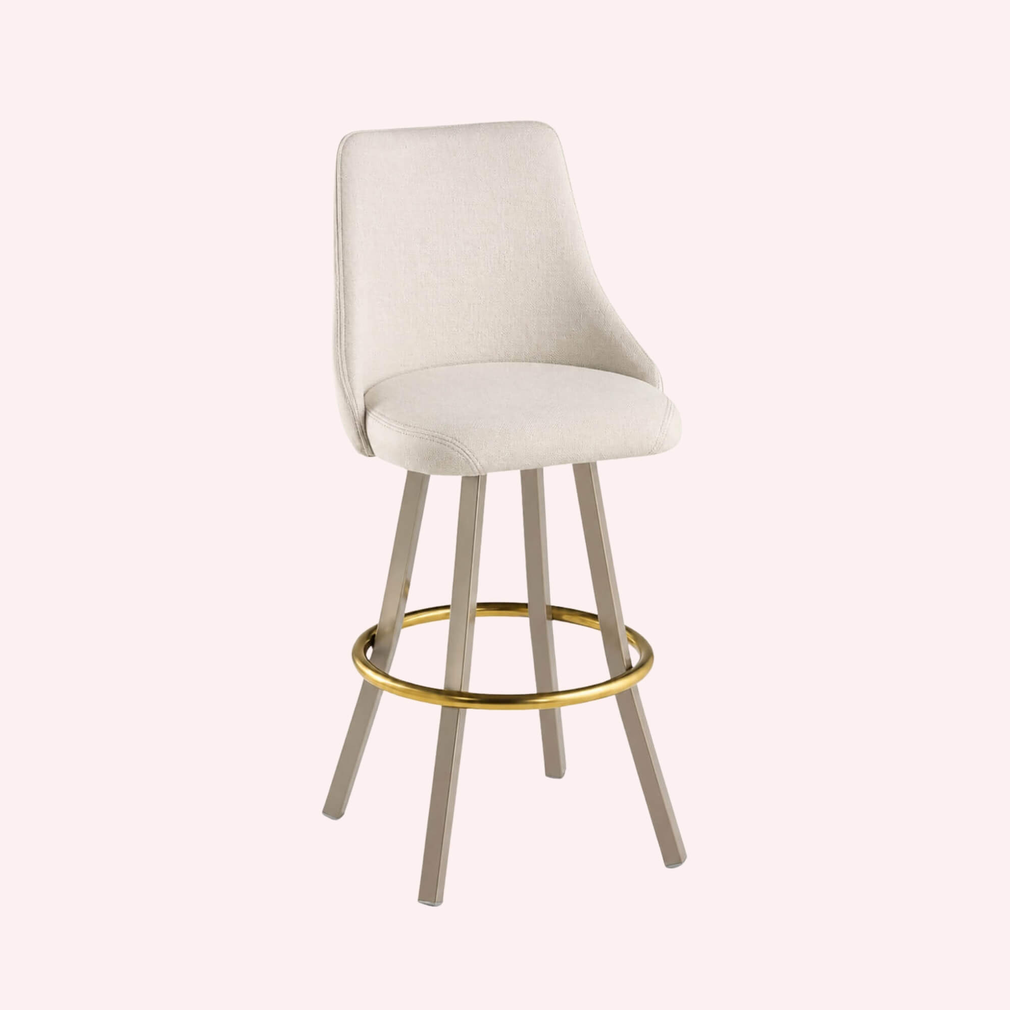 Legacy Commercial-Grade Upholstered Swivel Bar Stool with Tall Back #902-G