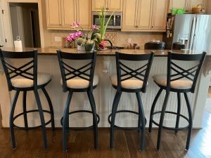 Holland's Catalina 820 Black Swivel Bar Stools