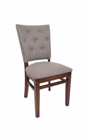 Trendler's Blanca Gray Tufted Dining Chair
