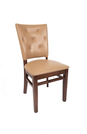 Trendler's Blanca Tufted Upholstered Wood Dining Chair
