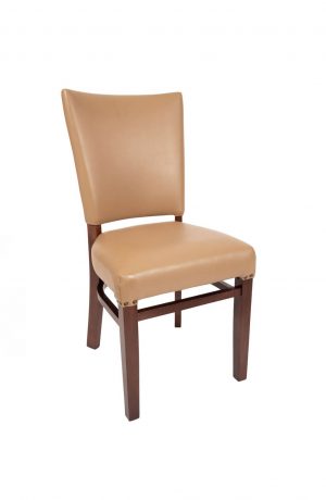 Trendler's Santos Traditional Wood Dining Chair Upholstered with Nailhead Trim