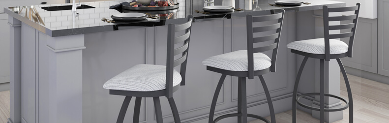 Featuring the Jackie Swivel Stools by Holland