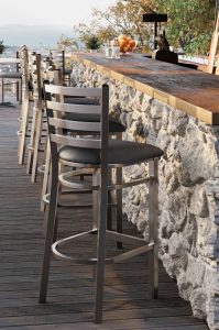 Jackie OD400 Outdoor Bar Stools by HOLLAND
