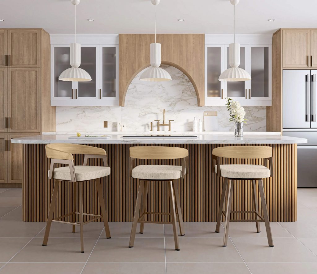 Carmela Bar Stools by AMISCO