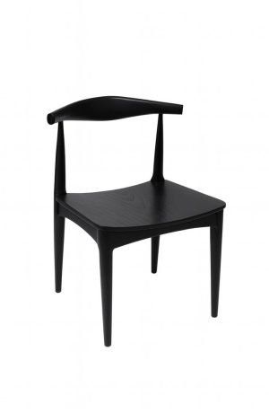 Trendler's Charlotte Black Wood Modern Dining Chair