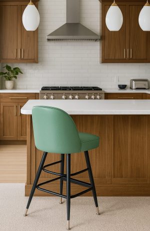 Trendler's HD Modern Mid-Century Modern Bar Stool in Kitchen