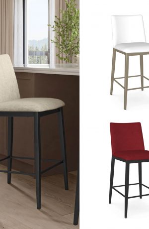 Amisco's Charlotte Custom Made Bar Stool by Amisco