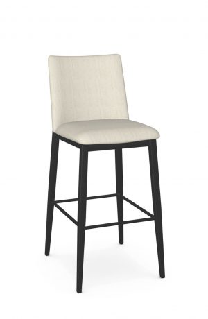 Amisco's Charlotte Modern Metal Bar Stool with Back