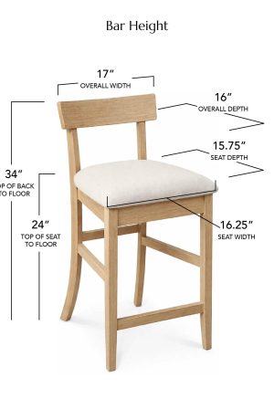 Bar Height Dimensions