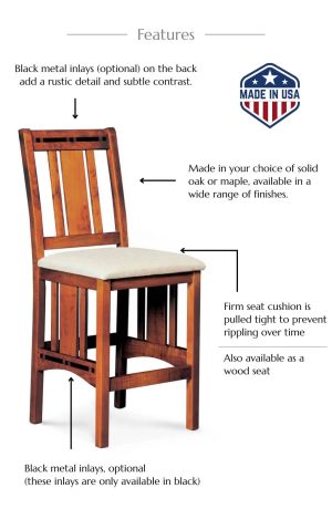 Features of this bar stool