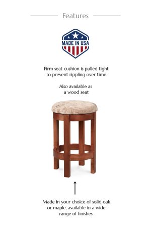 Features of this bar stool