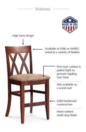 Features of this bar stool