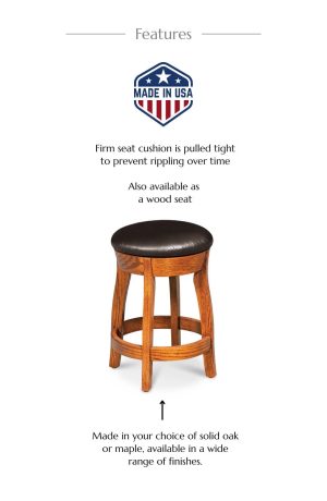 Features of this bar stool
