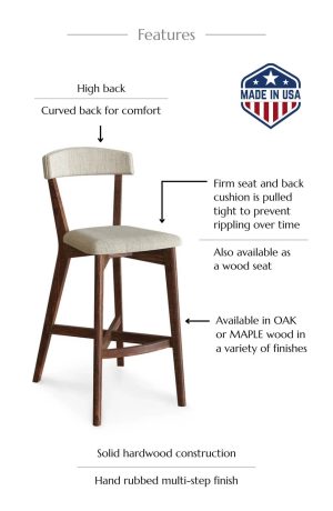 Features of this bar stool