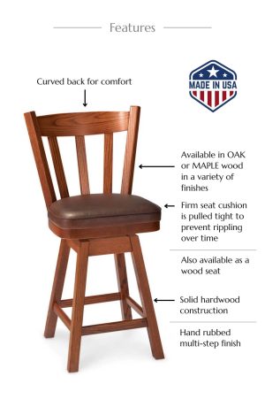 Features of this bar stool