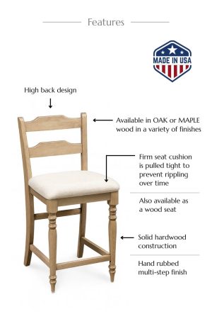 Features of this bar stool