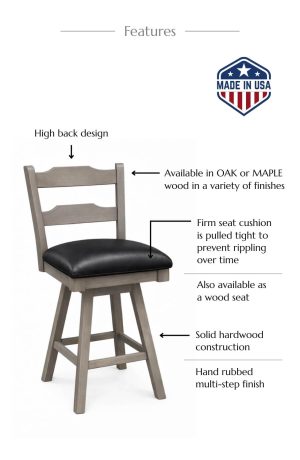 Features of this bar stool