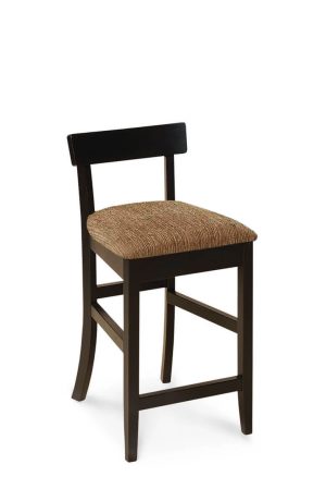 Albany Wood Bar Stool With Seat Cushion