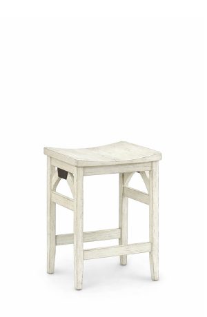 Simply Amish's B&O Railroad Rustic Backless Bar Stool
