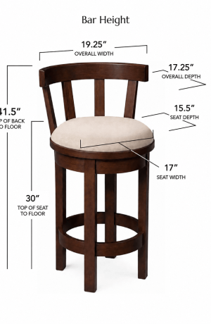 Bar Height Dimensions