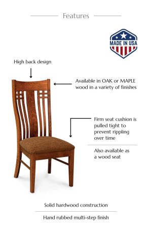 Features of this chair