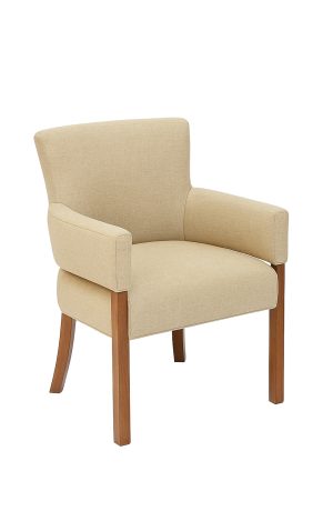 Darafeev's Mod Classic Upholstered Dining Arm Chair