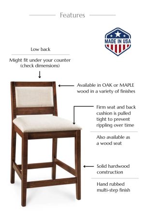 Features of this bar stool