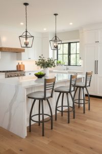Featuring the Eleanor Swivel Stools by HOLLAND