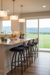 Featuring the Revelle Swivel Stools by HOLLAND