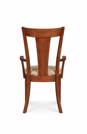 Simply Amish's Allison Arm Chair - Back View