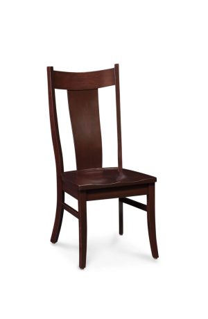 Simply Amish's Arnold Wood Side Chair with High Back