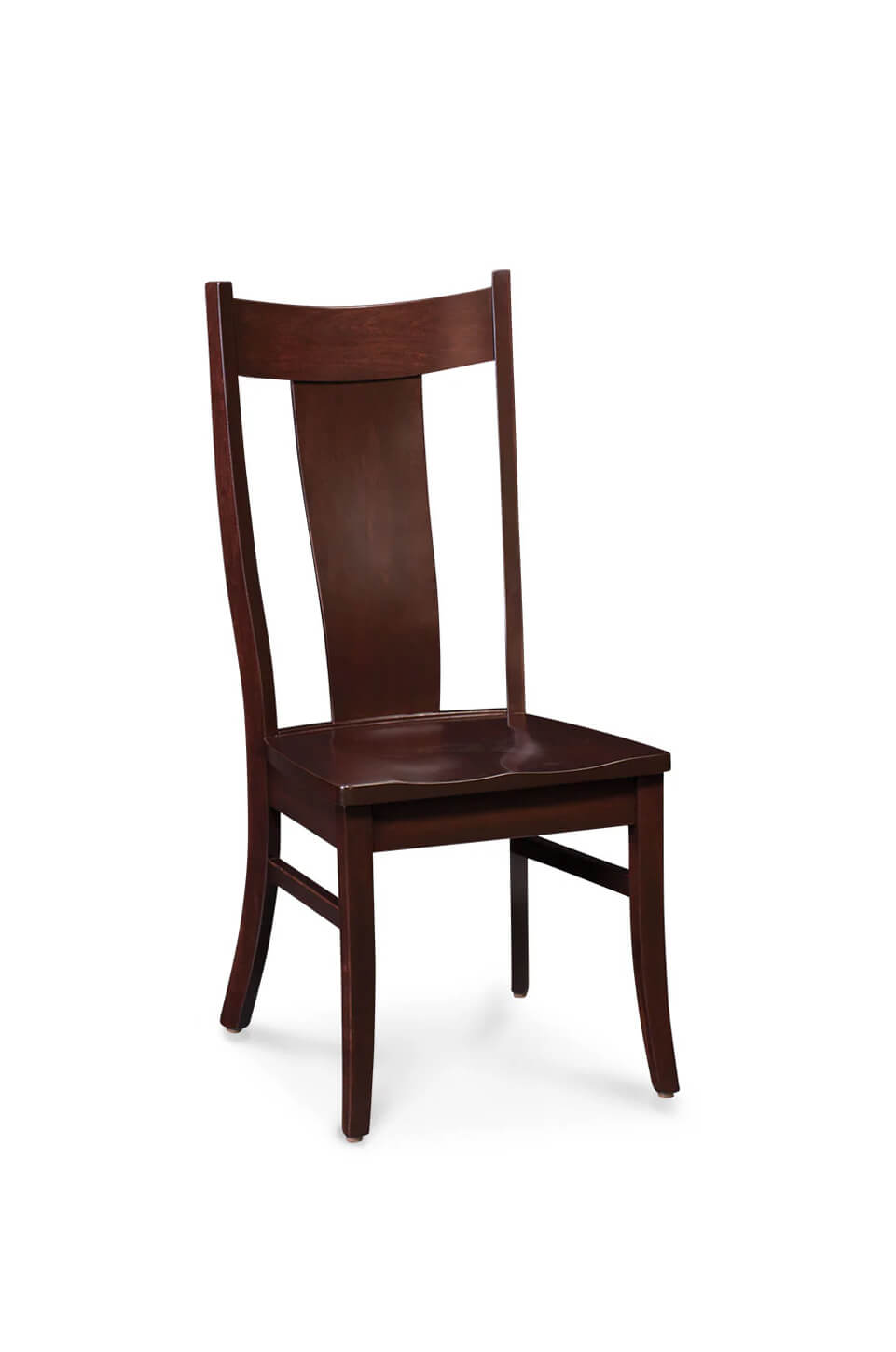 Arnold Mission-Style Wood Side Chair with High Back