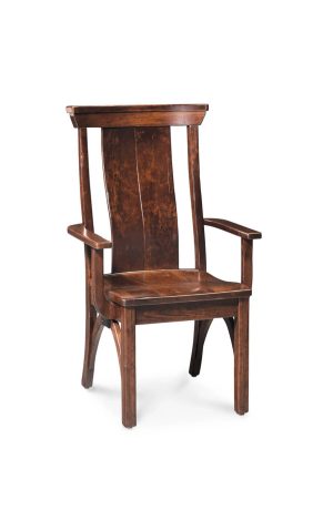 Simply Amish's B&O Railroad Wood Dining Arm Chair