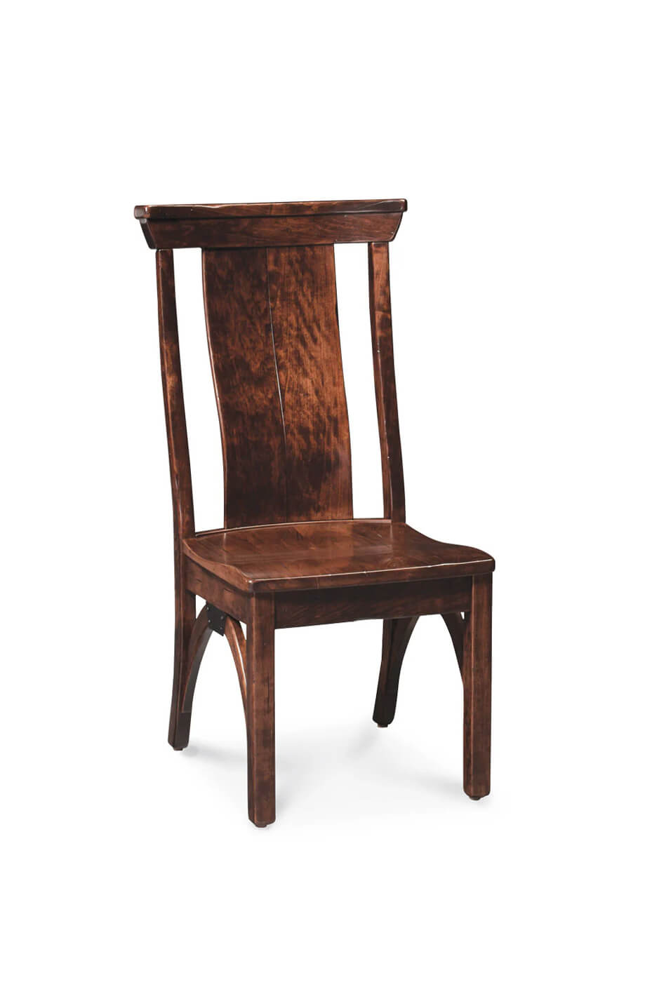B&O Railroad© Trestle Bridge Wood Side Chair with High Back