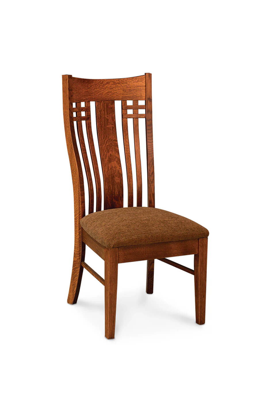 Bradley Mission-Style Wood Side Chair with High Back
