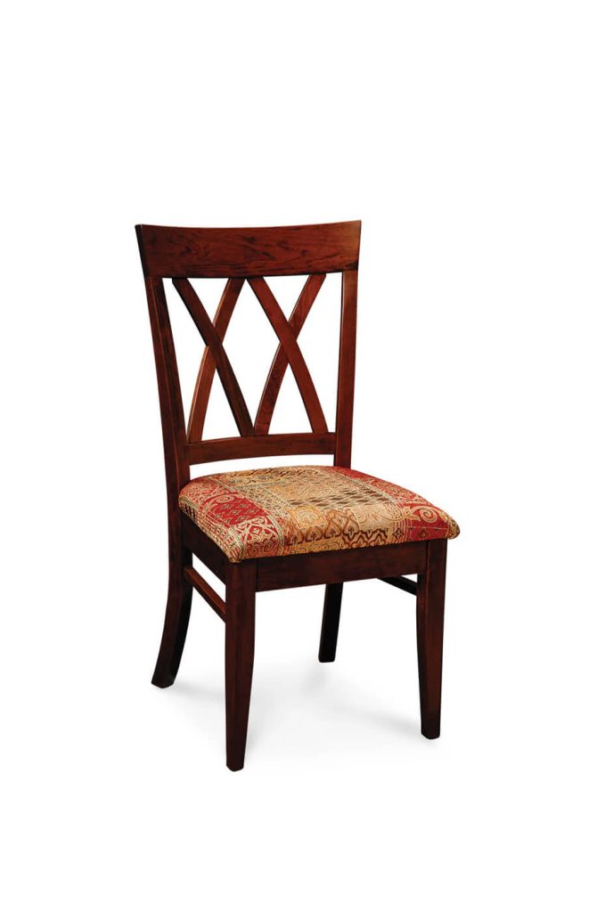 Simply Amish's Bristol Wood Side Chair with X Back