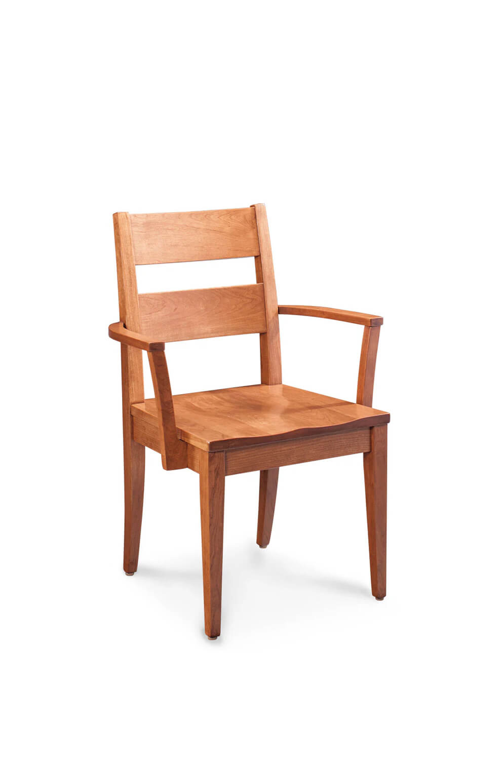Cadira Traditional Wood Arm Chair with Ladder Back