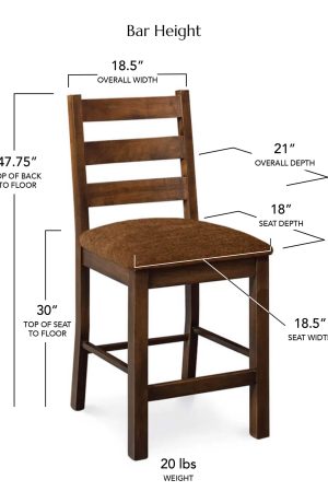Bar Height Dimensions