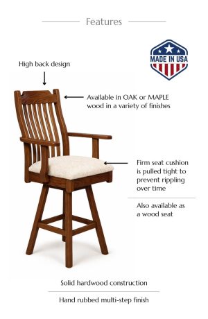 Features of this bar stool