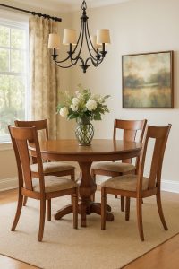 Featuring the Allison chairs by SIMPLY AMISH